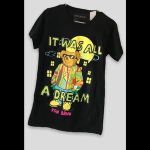 Mens Reason "Biggie" t-shirt sizeSM